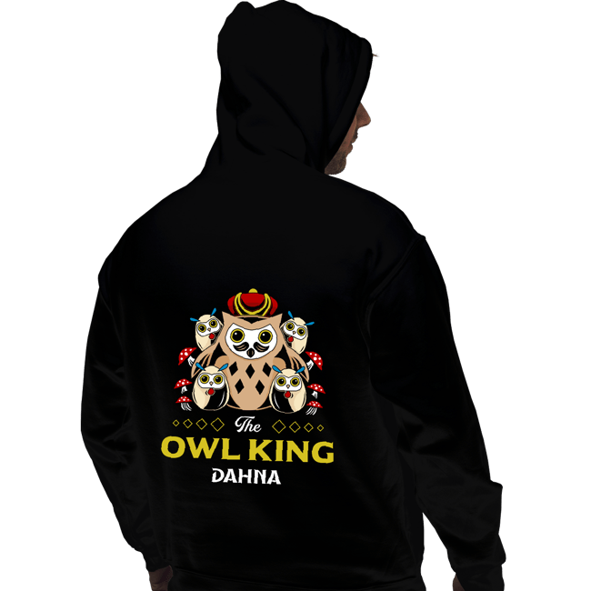 Shirts Pullover Hoodies, Unisex / Small / Black The Owl King