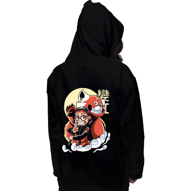 Daily_Deal_Shirts Pullover Hoodies, Unisex / Small / Black Ninja Panda