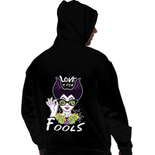Load image into Gallery viewer, Daily_Deal_Shirts Pullover Hoodies, Unisex / Small / Black Love Is For Fools
