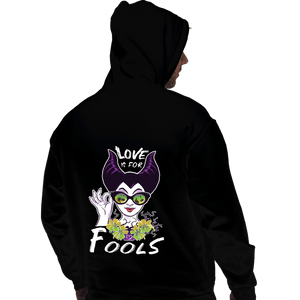 Daily_Deal_Shirts Pullover Hoodies, Unisex / Small / Black Love Is For Fools