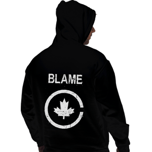 Shirts Pullover Hoodies, Unisex / Small / Black Blame Canada