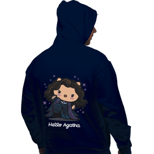 Shirts Pullover Hoodies, Unisex / Small / Navy Hello Agatha