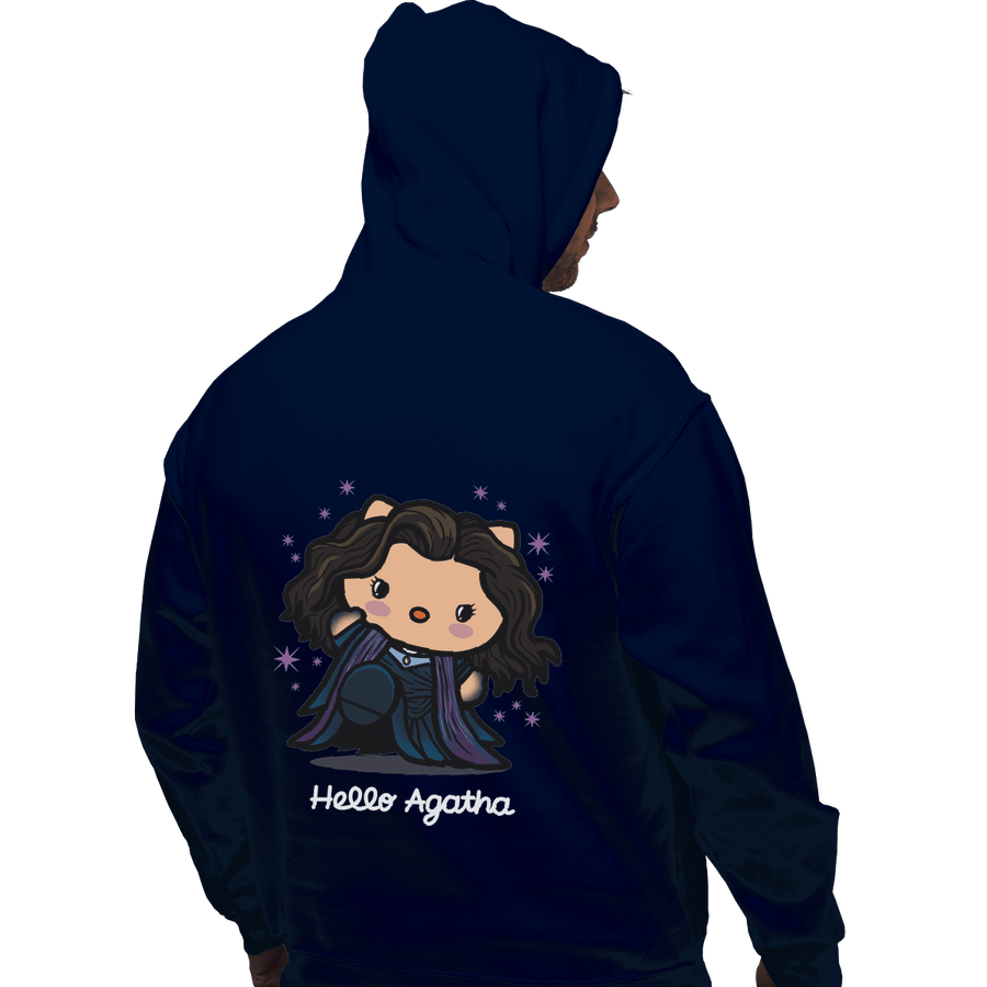Shirts Pullover Hoodies, Unisex / Small / Navy Hello Agatha