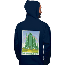 Load image into Gallery viewer, Shirts Pullover Hoodies, Unisex / Small / Navy Visit The Emerald City
