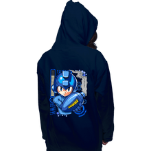 Load image into Gallery viewer, Secret_Shirts Pullover Hoodies, Unisex / Small / Navy A Metal Hero
