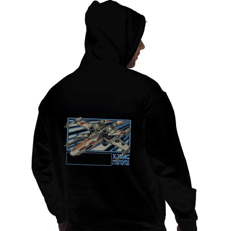 Shirts Pullover Hoodies, Unisex / Small / Black Rebel Star Fighter