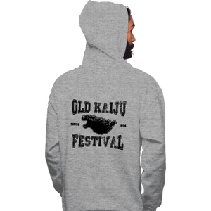 Shirts Pullover Hoodies, Unisex / Small / Sports Grey Old Kaiju Festival