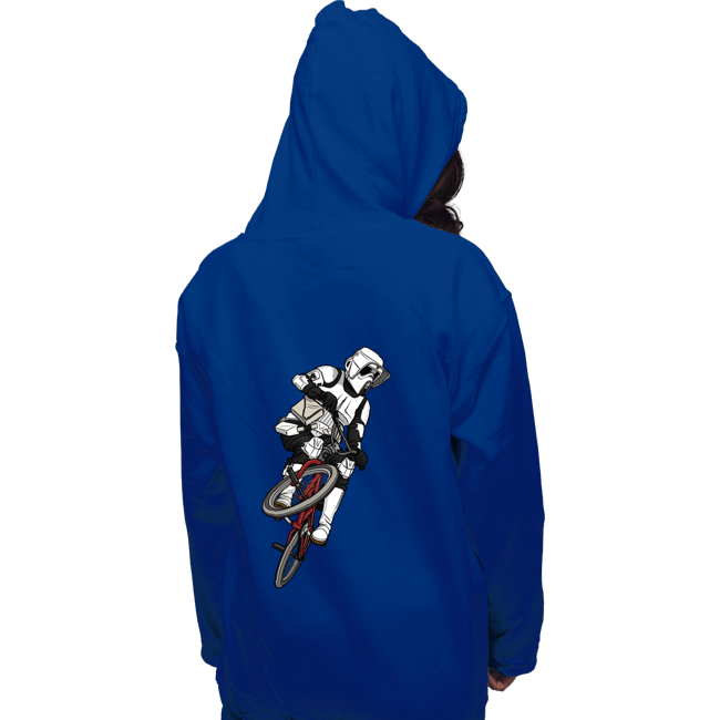 Daily_Deal_Shirts Pullover Hoodies, Unisex / Small / Royal Blue BMX Biker Scout