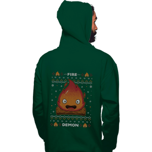 Secret_Shirts Pullover Hoodies, Unisex / Small / Forest Fire Demon Christmas