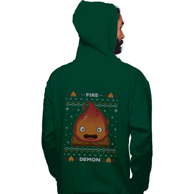 Secret_Shirts Pullover Hoodies, Unisex / Small / Forest Fire Demon Christmas