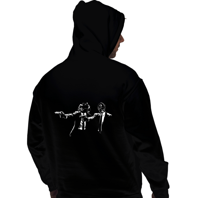 Daily_Deal_Shirts Pullover Hoodies, Unisex / Small / Black Droid Fiction.