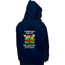 Load image into Gallery viewer, Daily_Deal_Shirts Pullover Hoodies, Unisex / Small / Navy A Gremlin Is For Life

