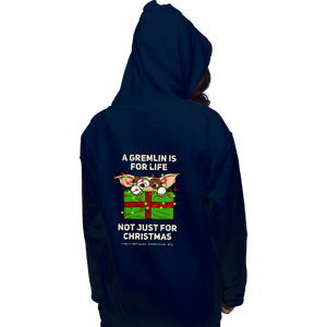 Daily_Deal_Shirts Pullover Hoodies, Unisex / Small / Navy A Gremlin Is For Life