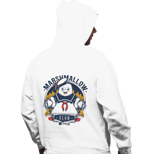 Shirts Pullover Hoodies, Unisex / Small / White Marshmallow Club