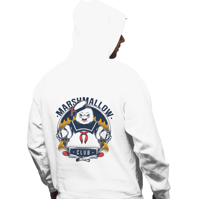 Shirts Pullover Hoodies, Unisex / Small / White Marshmallow Club