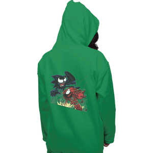 Shirts Pullover Hoodies, Unisex / Small / Irish Green Echidna Vs Hedgehog
