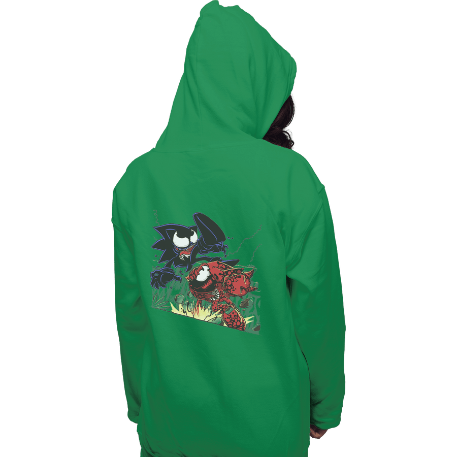 Shirts Pullover Hoodies, Unisex / Small / Irish Green Echidna Vs Hedgehog