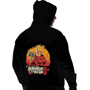 Shirts Pullover Hoodies, Unisex / Small / Black Red Humanoid Typhoon II