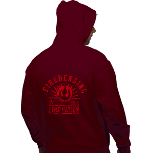 Shirts Pullover Hoodies, Unisex / Small / Maroon Fire Bending