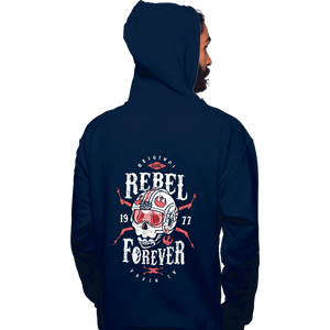 Shirts Pullover Hoodies, Unisex / Small / Navy Rebel Forever