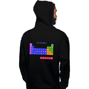 Secret_Shirts Pullover Hoodies, Unisex / Small / Black Periodic Table of Power-ups