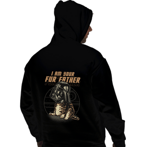 Daily_Deal_Shirts Pullover Hoodies, Unisex / Small / Black Vader Cat