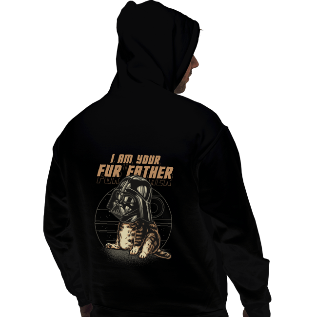 Daily_Deal_Shirts Pullover Hoodies, Unisex / Small / Black Vader Cat