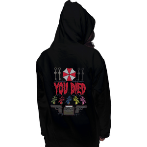 Shirts Zippered Hoodies, Unisex / Small / Black You Died
