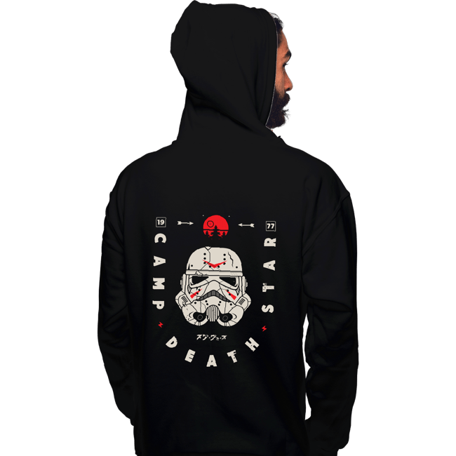 Daily_Deal_Shirts Pullover Hoodies, Unisex / Small / Black Camp Death Star