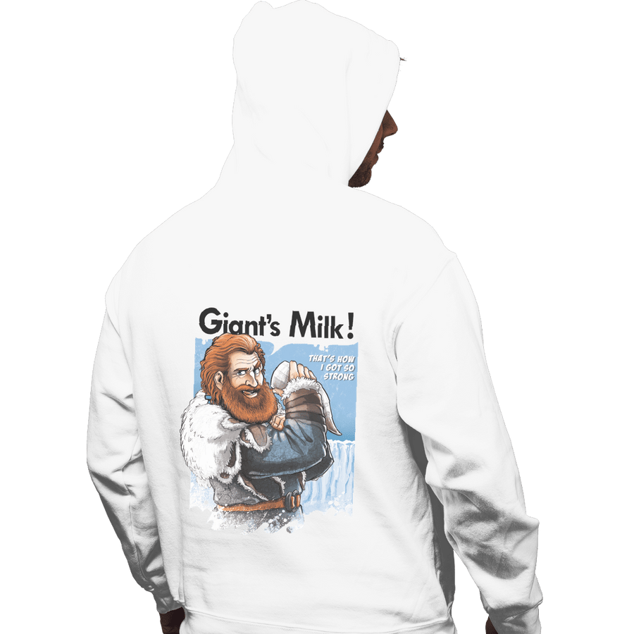 Shirts Pullover Hoodies, Unisex / Small / White Giant's Milk!