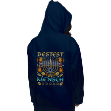 Load image into Gallery viewer, Shirts Pullover Hoodies, Unisex / Small / Navy Bestest Mensch
