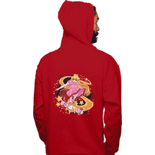 Load image into Gallery viewer, Shirts Zippered Hoodies, Unisex / Small / Red Pro Skater Princess
