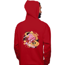 Load image into Gallery viewer, Shirts Zippered Hoodies, Unisex / Small / Red Pro Skater Princess
