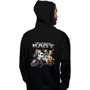 Shirts Zippered Hoodies, Unisex / Small / Black Halloween Kart