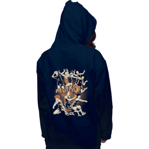 Shirts Zippered Hoodies, Unisex / Small / Navy Haikyu Jam