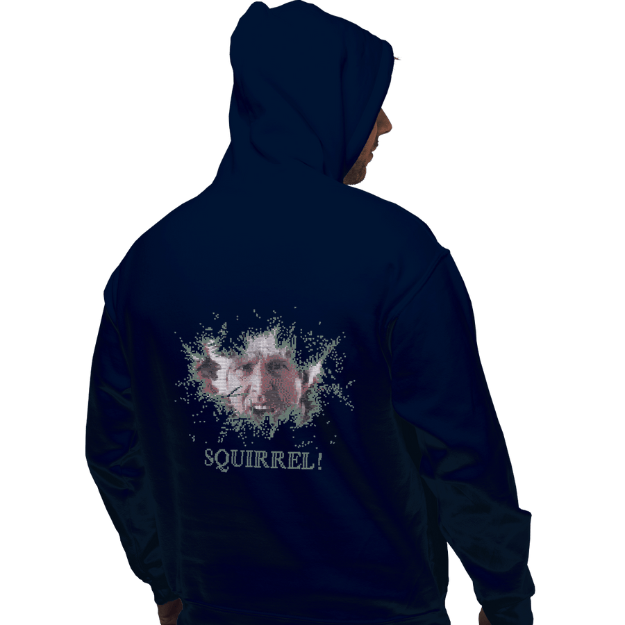 Shirts Pullover Hoodies, Unisex / Small / Navy Squirrel