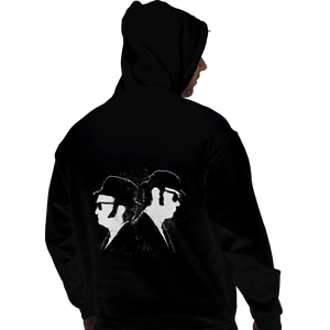 Shirts Zippered Hoodies, Unisex / Small / Black Blues Bros