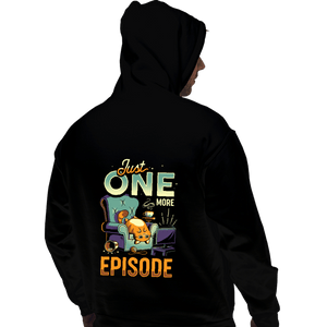 Daily_Deal_Shirts Pullover Hoodies, Unisex / Small / Black Chonky TV Addict