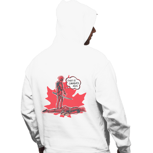 Shirts Pullover Hoodies, Unisex / Small / White Canada's Ass