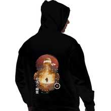 Load image into Gallery viewer, Shirts Zippered Hoodies, Unisex / Small / Black Sunset Samurai
