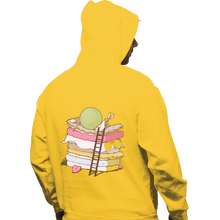 Load image into Gallery viewer, Shirts Pullover Hoodies, Unisex / Small / Gold Can&#39;t Sleep
