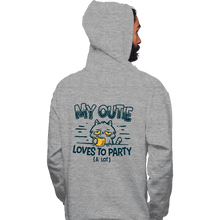 Load image into Gallery viewer, Daily_Deal_Shirts Pullover Hoodies, Unisex / Small / Sports Grey Outie Loves To Party
