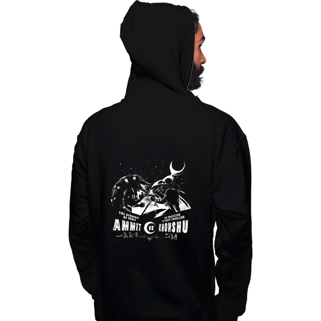 Secret_Shirts Pullover Hoodies, Unisex / Small / Black Battle Of The Egyptian Gods