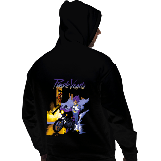 Shirts Pullover Hoodies, Unisex / Small / Black Purple Vegeta
