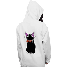 Load image into Gallery viewer, Shirts Pullover Hoodies, Unisex / Small / White Watercolor Cat
