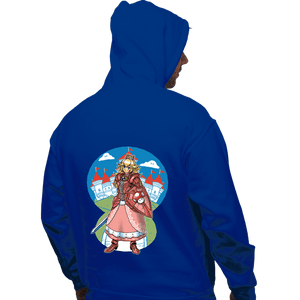 Daily_Deal_Shirts Pullover Hoodies, Unisex / Small / Royal Blue Armored Princess