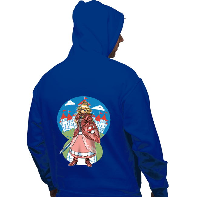 Daily_Deal_Shirts Pullover Hoodies, Unisex / Small / Royal Blue Armored Princess