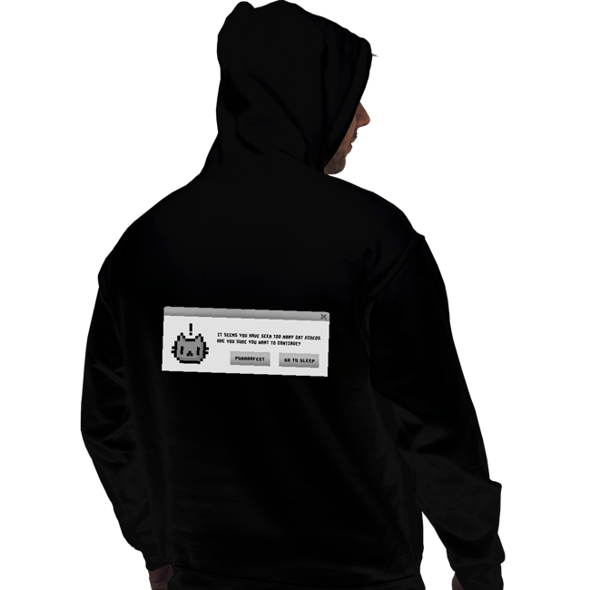 Shirts Pullover Hoodies, Unisex / Small / Black Alert Cat