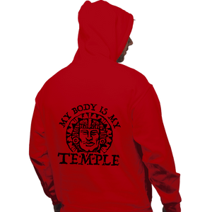 Secret_Shirts Pullover Hoodies, Unisex / Small / Red Hidden Temple Body