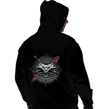 Load image into Gallery viewer, Shirts Zippered Hoodies, Unisex / Small / Black White Wolf
